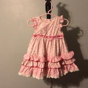 Pretty girls ruffle dress